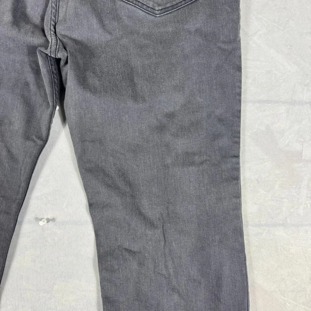 Levi's 511 Straight-Leg Jeans Mens Gray Denim Charcoal Wash Outdoor Size W42 L30